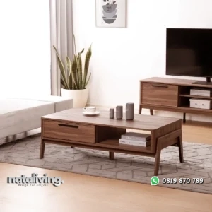Ronnie Meja Tamu Unik Kayu Jati Model Minimalis Terbaru nataliving furniture