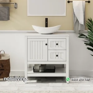 SARA Wastafel Cabinet Cat Duco Desain Minimalis nataliving furniture