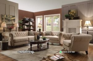 Satu Set Kursi Tamu Sofa Elegant nataliving furniture