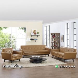 Satu Set Kursi Tamu Sofa Retro nataliving furniture
