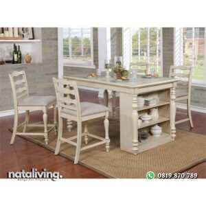 Satu Set Meja Makan Cafe nataliving furniture