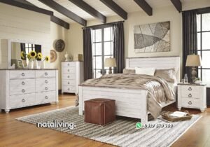 Satu Set Tempat Tidur Pengantin nataliving furniture