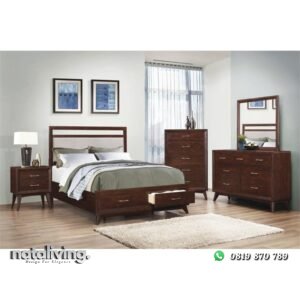 Satu Set Tempat Tidur Retro nataliving furniture