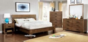 Set Kamar Tempat Tidur Kayu Jati Jepara nataliving furniture