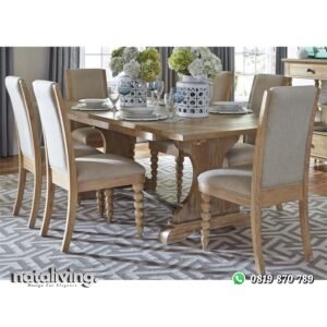 Set Kursi Makan Kayu Jati nataliving furniture