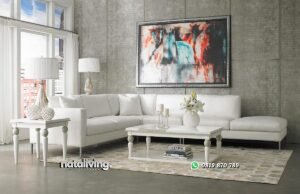 Set Kursi Sofa Sudut Minimalis nataliving furniture