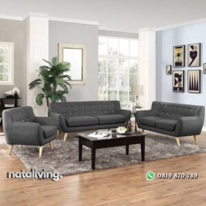Set Kursi Tamu Sofa Ruang Tamu Model Retro nataliving furniture