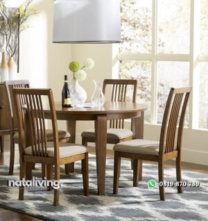Set Meja Kursi Makan Evy nataliving furniture