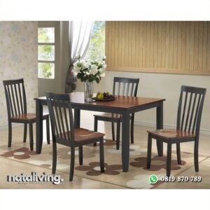 Set Meja Makan Modern nataliving furniture