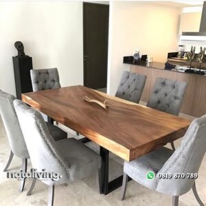 Set Meja Makan Trembesi Kursi Sofa nataliving furniture