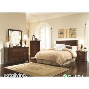 Set Ranjang Tidur Kayu Jati nataliving furniture