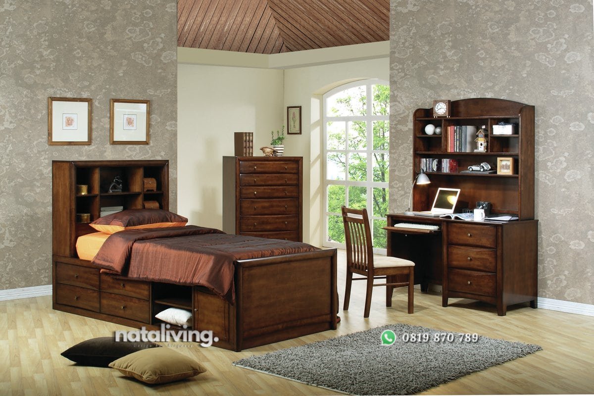 Set Tempat Tidur Anak Laci Multifungsi nataliving furniture 1 Set Tempat Tidur Anak Laci Multifungsi nataliving furniture 1