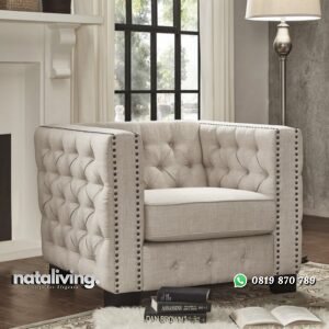 Sofa Tamu Mewah 1 Dudukan Gloria nataliving furniture