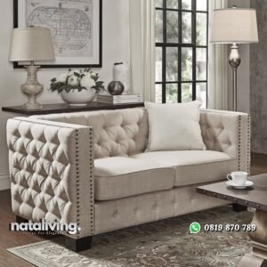 Sofa Tamu Mewah 2 Dudukan Gloria nataliving furniture
