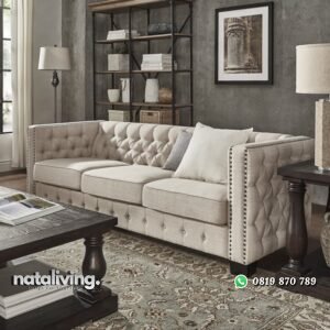 Sofa Tamu Mewah 3 Dudukan Gloria nataliving furniture