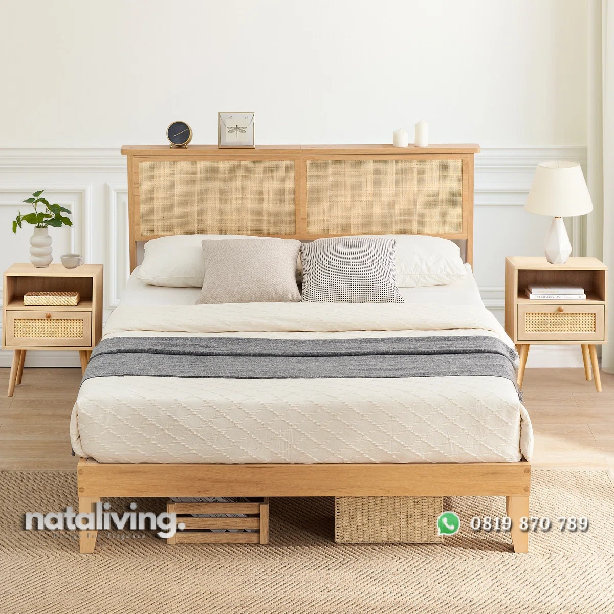 Stavern Tempat Tidur Rotan Desain Minimalis Modern nataliving furniture 2 Stavern Tempat Tidur Rotan Desain Minimalis Modern nataliving furniture 2