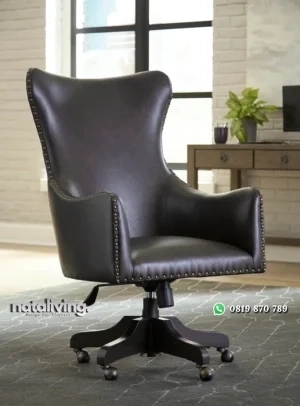 Sudheer Kursi Kerja Kantor Direktur Minimalis Vintage nataliving furniture