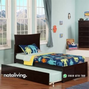 Tempat Tidur Anak Jati Sorong Minimalis nataliving furniture