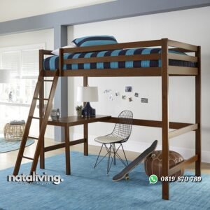 Tempat Tidur Anak Tingkat & Meja Belajar nataliving furniture
