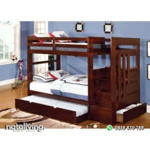 Tempat Tidur Anak Tingkat Berlaci Multifungsi nataliving furniture