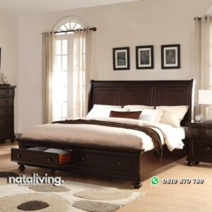 Tempat Tidur Jati Berlaci Modern nataliving furniture