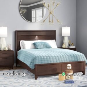 Tempat Tidur Jati Minimalis Cornwall nataliving furniture