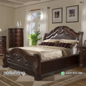 Tempat Tidur Jati Minimalis Elegant nataliving furniture