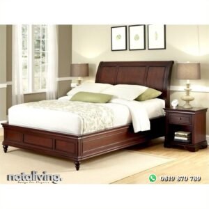 Tempat Tidur Minimalis Kayu Jati nataliving furniture