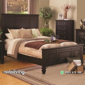 Tempat Tidur Kayu Jati nataliving furniture