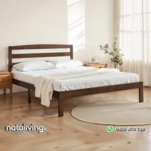 Tempat Tidur Kayu Jati Minimalis Modern Terbaru nataliving furniture
