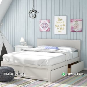 Tempat Tidur Minimalis Berlaci nataliving furniture