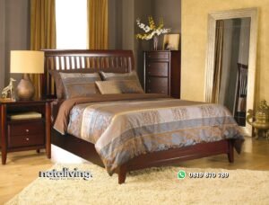 Tempat Tidur Minimalis Jati nataliving furniture