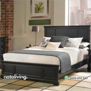 Tempat Tidur Jati Minimalis Modern nataliving furniture