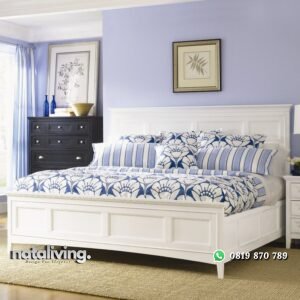 Tempat Tidur Minimalis Putih nataliving furniture