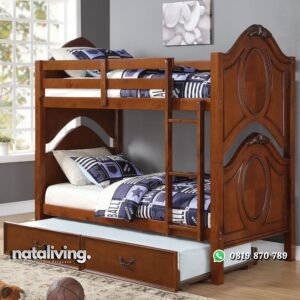 Tempat Tidur Tingkat Anak Kayu Jati nataliving furniture