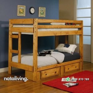 Tempat Tidur Tingkat Berlaci Unik nataliving furniture