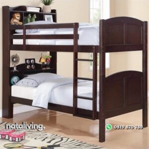 Tempat Tidur Tingkat Jati Andika nataliving furniture