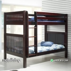Tempat Tidur Tingkat Jati Satu Set nataliving furniture