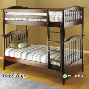 Tempat Tidur Tingkat Jati Twin Bed nataliving furniture