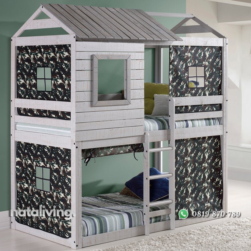 Tempat Tidur Tingkat Karakter Rumah nataliving furniture 1 Tempat Tidur Tingkat Karakter Rumah nataliving furniture 1