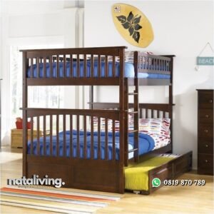 Tempat Tidur Tingkat Sorong nataliving furniture