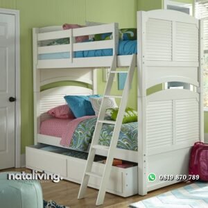 Tempat Tidur Tingkat Sorong Minimalis nataliving furniture