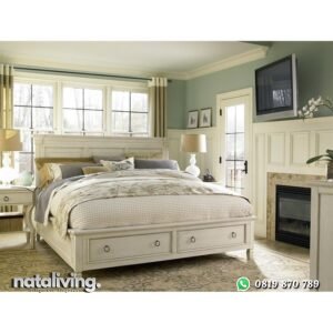 Tempat Tidur Utama Minimalis Elegan nataliving furniture