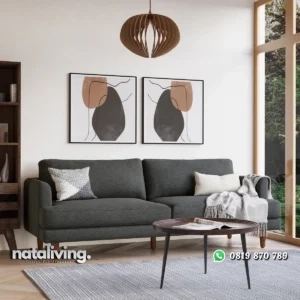 Wovenn Sofa Tamu Model 2 Seater Minimalis Terbaru nataliving furniture