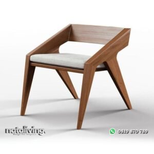 Kursi cafe modern model unik dudukan busa kursi cafe kayu jati nataliving furniture