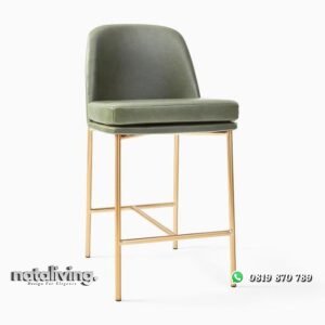 Kursi bar besi terbaru bar stool besi jok bludru nataliving furniture