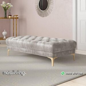 Sofa bench terbaru kayu jati finishing blecing nataliving furniture