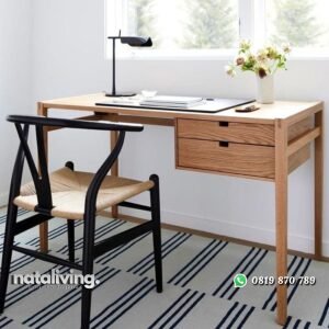Meja Kantor terbaru kayu jati meja belajar murah nataliving furniture