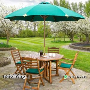 Kursi payung kayu jati terbaru kursi pantai terbaik kursi santai nataliving furniture