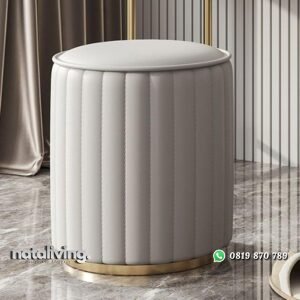Stool kaki stainless gold terbaru stool meja rias nataliving furniture